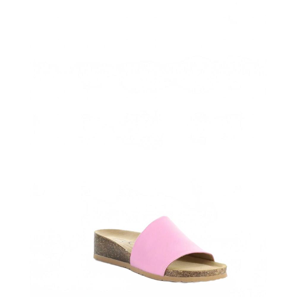NEW BOS. & CO. women's lux sandal in strawberry